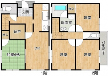 間取り図（販１戸建）　-